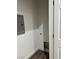 Compact utility space with hookups and a door at 1060 Hall Ave, Pahrump, NV 89048