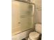 Bathroom features a frosted glass sliding shower door and toilet at 1064 Blue Wine Ct, Henderson, NV 89002