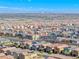 Street view showcasing the community's layout and neighborhood with mountain views at 10979 Bristol Park Ave, Las Vegas, NV 89166