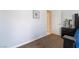 This bedroom has carpeted floors, and a minimalist aesthetic at 1291 Rolling Sunset St, Henderson, NV 89052