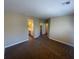 Large main bedroom with plush carpet leading to the bath and closet entrances at 137 Coronation Ave, Las Vegas, NV 89123