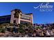 Exterior shot of the Sun City Anthem clubhouse with water feature and landscaping, a great community amenity at 2138 Fort Halifax St, Henderson, NV 89052