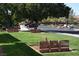 Enjoy outdoor recreation with these horseshoe pits, perfect for friendly competition at 2138 Fort Halifax St, Henderson, NV 89052