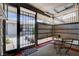 Enclosed patio with outdoor seating and decorative bars at 227 N Lamb Blvd # B, Las Vegas, NV 89110