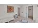 Charming bedroom with a colorful art piece, a toddler bed, and a cozy reading nook at 2601 Gallarate Dr, Henderson, NV 89044