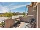 Inviting patio area featuring comfortable seating and scenic views, perfect for outdoor relaxation and entertainment at 2601 Gallarate Dr, Henderson, NV 89044