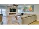Inviting living space with fireplace, contemporary art and comfortable seating, creating a perfect ambiance for relaxation and entertainment at 2780 Gallant Hills Dr, Las Vegas, NV 89135