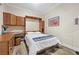 Efficient and clean bedroom featuring built-in desk and wall bed for maximizing space at 30 Via Mantova # 109, Henderson, NV 89011