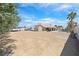 Expansive backyard with ample space for recreation, featuring a storage shed at 3165 S Monte Cristo Way, Las Vegas, NV 89117