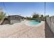 Backyard featuring a beautiful in-ground pool and concrete patio, perfect for outdoor gatherings at 3905 Casa Grande Ave, Las Vegas, NV 89102