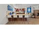 Bright kitchen featuring tile floors, custom cabinets, granite countertops and stainless steel appliances at 4185 W Arby Ave, Las Vegas, NV 89118