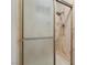 The standing shower features a frosted glass door and modern shower head at 4185 W Arby Ave, Las Vegas, NV 89118