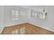 Spacious dining room area with hardwood floors and lots of natural light at 4909 Cherokee Run Ct, Las Vegas, NV 89131