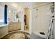 Bathroom with bathtub, shower, and separate toilet at 5412 Rainbows End Dr, Las Vegas, NV 89149