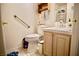 Functional bathroom featuring tile floor and shower at 5412 Rainbows End Dr, Las Vegas, NV 89149