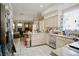 Bright kitchen boasts tile floors, countertops, and ample cabinet space at 5412 Rainbows End Dr, Las Vegas, NV 89149