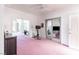 Spacious main bedroom includes workout area with sliding glass door for easy access at 56 Quail Run Rd, Henderson, NV 89014