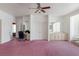 Open main bedroom featuring a built-in vanity, and a relaxing tub at 56 Quail Run Rd, Henderson, NV 89014