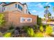 Evolve community sign, surrounded by desert landscaping, at the corner of Patrick and Annie Lane at 6141 May River St, Las Vegas, NV 89148