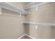 Walk-in closet with custom shelving and ample storage space, ready for organization at 6599 Netherseal Ave, Las Vegas, NV 89139