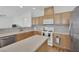 Kitchen with a center island and stainless steel appliances at 6705 Frances Celia Ave, Las Vegas, NV 89122
