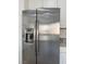 Stainless steel refrigerator with water and ice dispenser at 7246 Spring Flower Ave, Las Vegas, NV 89117