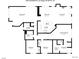 Floor plan showing layout of living spaces, including bedrooms, kitchen, and bathrooms at 7892 Nookfield Dr, Las Vegas, NV 89147