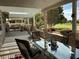 Inviting covered patio with golf course views, perfect for outdoor entertaining at 893 Fairway Dr, Boulder City, NV 89005