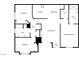 Detailed floor plan showcasing the layout of the home with labeled rooms and features at 8985 S Durango Dr # 2081, Las Vegas, NV 89113