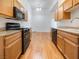 Traditional style kitchen with granite countertops and stainless steel appliances at 8985 S Durango Dr # 2081, Las Vegas, NV 89113