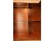 Empty walk-in closet with wooden shelving, providing ample storage space at 900 Las Vegas Blvd # 1113, Las Vegas, NV 89101