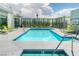 Rooftop pool with stunning city views and comfortable lounge chairs for relaxation and enjoyment at 900 Las Vegas Blvd # 1113, Las Vegas, NV 89101
