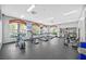 Gym area with various exercise machines and large windows at 9000 Las Vegas Blvd # 1004, Las Vegas, NV 89123