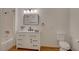 Bathroom featuring a vanity, shower-tub combination, and toilet at 9303 Gilcrease Ave # 1245, Las Vegas, NV 89149