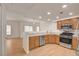 Bright kitchen with stainless steel appliances and eat in area at 9303 Gilcrease Ave # 1245, Las Vegas, NV 89149