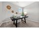 Cozy office boasts natural light and neutral tones, ideal for productivity at 12705 Coastline Shadow St, Las Vegas, NV 89141