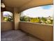 A spacious balcony presents tranquil neighborhood views and a peaceful outdoor area to relax at 1605 Crimson Hills Dr # 204, Las Vegas, NV 89128