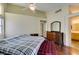 An additional angle shows a spacious main bedroom with vaulted ceilings and access to the main bath at 1824 Dawn Ridge Ave, Henderson, NV 89074
