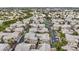 Overhead view of a Nevada residential area featuring townhouses with desert landscaping and community amenities at 2052 Gravel Hill St # 207, Las Vegas, NV 89117
