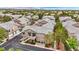 Overhead view of a condo building with green landscaping and a balcony at 2052 Gravel Hill St # 207, Las Vegas, NV 89117