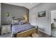 Comfortable main bedroom featuring coordinated furniture and decor at 2052 Gravel Hill St # 207, Las Vegas, NV 89117