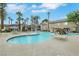 Well-maintained community pool area at 2052 Gravel Hill St # 207, Las Vegas, NV 89117