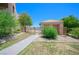 Community Building with desert landscaping, walkways, and desert plants at 2240 Highpointe Dr # 203, Laughlin, NV 89029