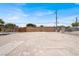 Large backyard with partial fencing at 2257 Colebrook St, Las Vegas, NV 89115