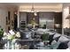 Open-concept living room, showing the kitchen and modern decor at 2323 Pinto Ln, Las Vegas, NV 89107