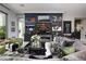 Stylish living room with media center, comfortable seating, and plenty of natural light at 2323 Pinto Ln, Las Vegas, NV 89107