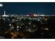 Stunning night view of city lights in Las Vegas at 2323 Pinto Ln, Las Vegas, NV 89107