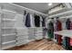 This closet features shelving, clothing rods and organizers perfect for all your storage needs at 2617 Mason Ave, Las Vegas, NV 89102