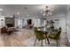 Open-concept layout with a living room and dining area, perfect for entertaining guests at 2617 Mason Ave, Las Vegas, NV 89102