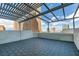 Large outdoor balcony with blue patterned floor tile and views of the surrounding city at 2700 Las Vegas Blvd # 505, Las Vegas, NV 89109